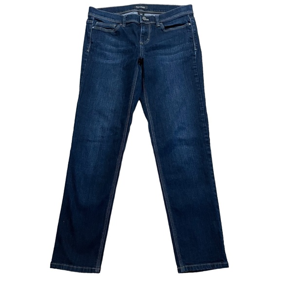 White House Black Market Dark Wash Noir Jeans. Size 4 - Picture 1 of 7